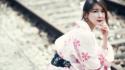 Asians korean japanese clothes han seo young wallpaper