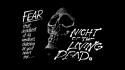 Black and white night of the living dead wallpaper