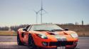 Cars orange muscle tuning ford gt wallpaper