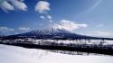 Japan landscapes winter mount fuji wallpaper