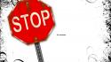 Madness traffic signs stop wallpaper