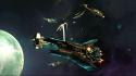 Outer space endless science fiction game wallpaper