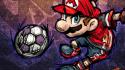 Mario video football game strikers charged wallpaper