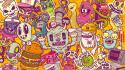Monsters freaks characters colors background wallpaper