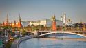 Traffic moscow kremlin red square rivers cities wallpaper