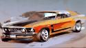 Cars ford boss classic artwork drawings mustang wallpaper