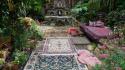 Garden carpet persian wallpaper