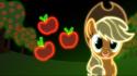 Applejack my little pony: friendship is magic neon wallpaper