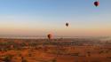 Fields national geographic hot air balloons myanmar wallpaper