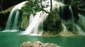 Landscapes nature trees waterfalls wallpaper