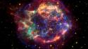 Outer space multicolor stars nasa supernova wallpaper