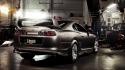 Supra jdm spoiler sports car turbo garage wallpaper