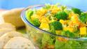Vegetables fruits food broccoli salad colors wallpaper
