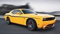 Yellow cars dodge challenger srt8 wallpaper