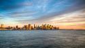Cityscapes new york city lakes cities skies wallpaper