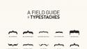 Typography charts mustache wallpaper