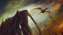 Wings dragons fantasy art artwork christian quinot wallpaper