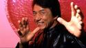 Asians jackie chan smiling actors leather jacket wallpaper