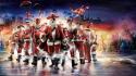 Funny christmas parody santa claus digital art wallpaper