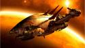 Outer space stars planets firefly spaceships reavers wallpaper