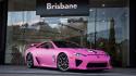 Pink cars lexus lfa matte wallpaper