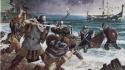 Vikings battles artwork historical wallpaper
