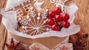 Christmas magic cookies sweets lovely wallpaper