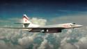 Nature bomber supersonic tu-160 complex magazine russian wallpaper