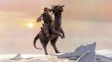 Science fiction artwork ralph mcquarrie traditional vii wallpaper