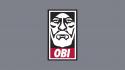 Star wars giant obey obi-wan kenobi wallpaper