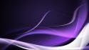 Abstract waves purple 3d render strands wallpaper