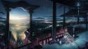 Arches wind chimes skies original characters fans wallpaper