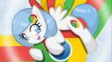 Chrome my little pony: friendship is magic wallpaper