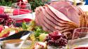 Food meat tables wine meal wallpaper