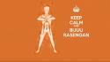 Keep calm and orange background bijuu mode wallpaper