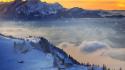 Landscapes snow switzerland wallpaper