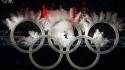 Winter sports olympic games 2010 vancouver rings wallpaper