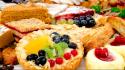 Food pie french fruit tart wallpaper