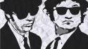 Paper music blues brothers musican wallpaper