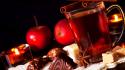 Chocolate christmas drinks cinnamon apples wallpaper