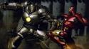 Iron man suit fight superheroes marvel comics monger wallpaper