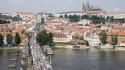 Cityscapes architecture day europe boats prague rivers wallpaper