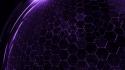 Droid purple dna hexagon wallpaper