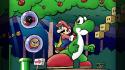 Mario super world bros. yoshi goomba bob-omb wallpaper