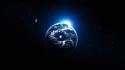 Outer space earth wallpaper
