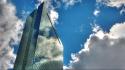 Clouds landscapes nature tower buildings skies wallpaper