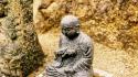 Money rock rocks buddha buddhism asia statues wallpaper