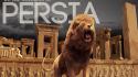 Soldiers animals lions persia wallpaper