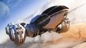 Spaceships science fiction vehicles 3d art game wallpaper