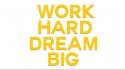 Work yellow text motivation wallpaper